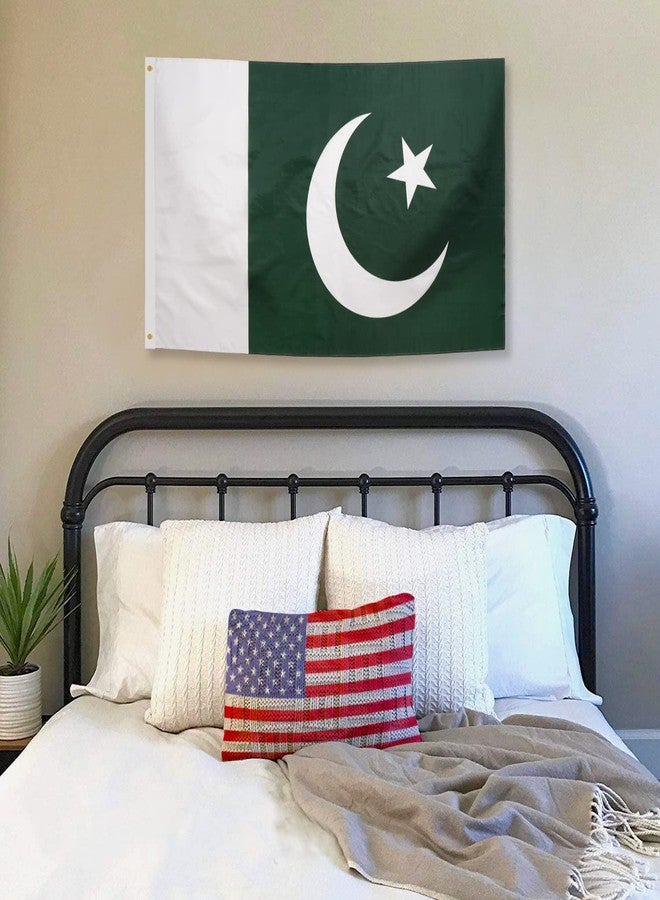 DANF FLAG DANF Pakistan Flag 3ftx5ft Polyester PAKISTANI National Banner - Image 3